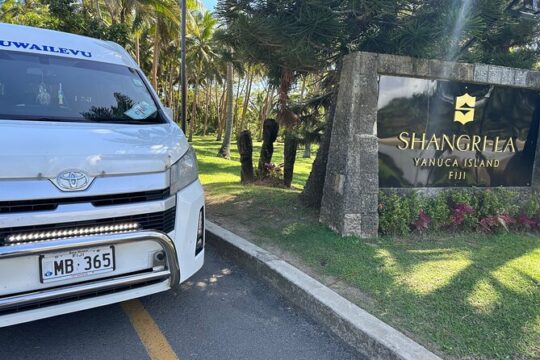 Private Transfer :Nadi Airport to Shangri-La Fijian Resort Yanuca