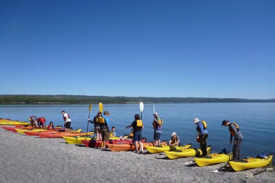 Half Day Paddle on Yellowstone Lake