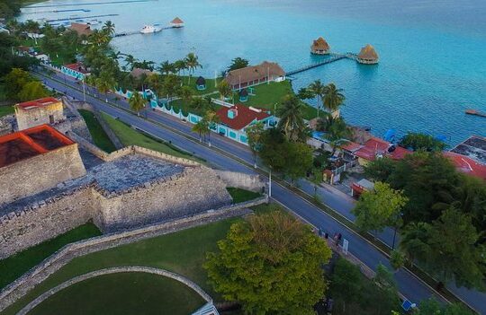 BACALAR & CENOTE AZUL from Riviera Maya and Cancun (Private)