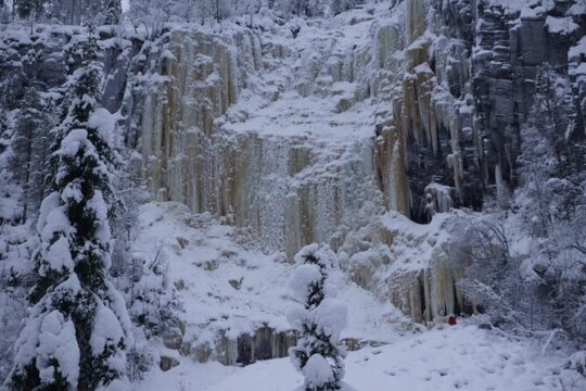 Korouoma-Frozen Waterfalls