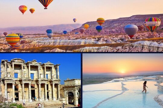 4 Days Turkey Tour Cappadocia, Ephesus, Pamukkale Tour