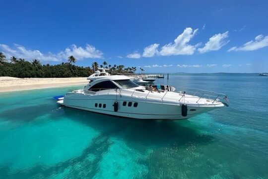 Full Day Private 60' Yacht 8 Hour Charter in Puerto Rico