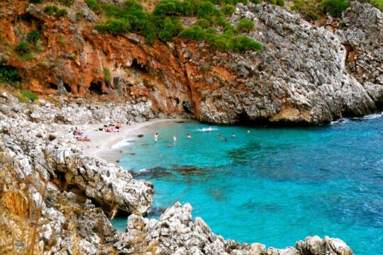 San Vito Lo Capo Catamaran Cruise with Snorkeling from Palermo