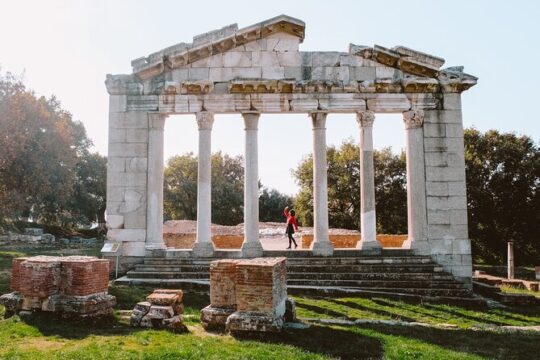 Private Tour of Ancient Apollonia and Karavasta Lagoon, Car & Driver included