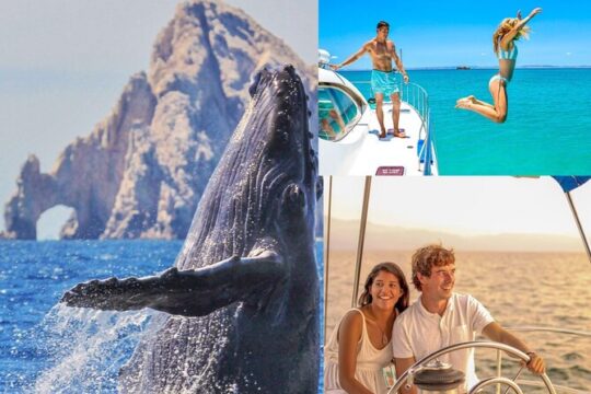 Cabo San Lucas Sunset Cruise with Open Bar and Snacks
