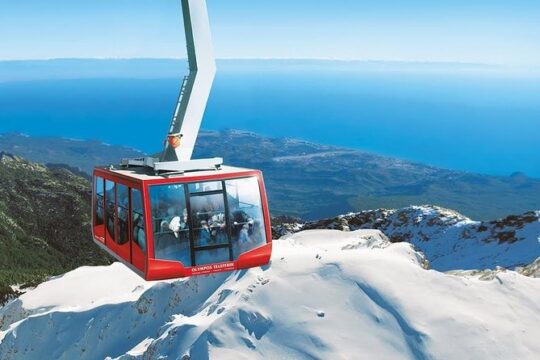 olympos cable car with transfer from antalya