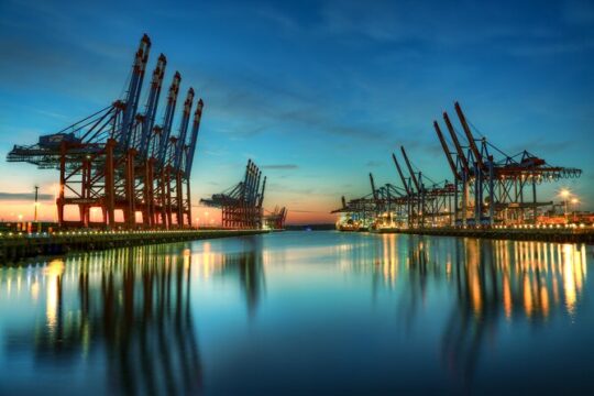 Walking Tour around Port Promenade in Hamburg