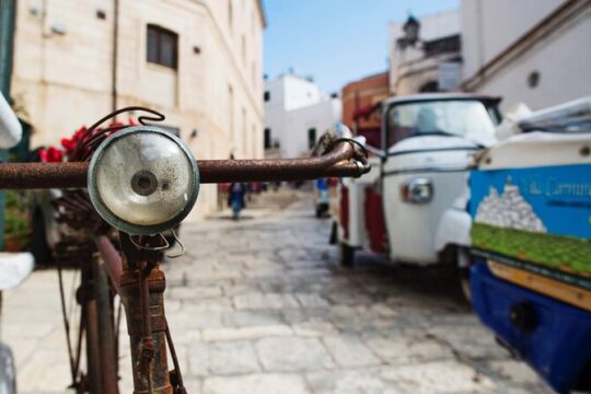 Private tour by Tuk Tuk of the Ostuni medieval quarter.