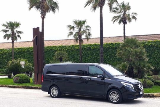Private transfer from Palermo airport to Marsala port or vice versa