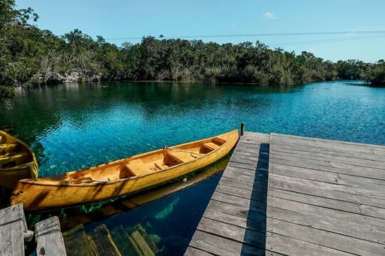 Private Tour Zipline Three Cenotes Canoe Villa Maya All Inclusive
