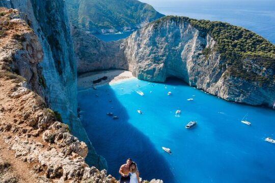 Zakynthos Half Day Tour of Shipwreck- Blue Caves & Xigia
