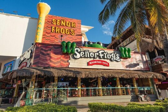 Señor Frogs Ticket with 2-Course Dinner and Drink