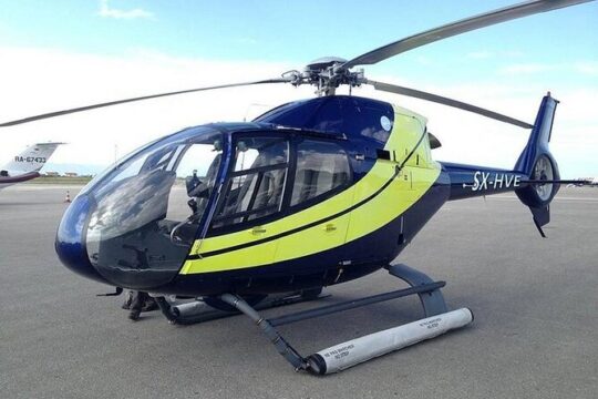 Private Helicopter Transfer from Naxos to Folegandros