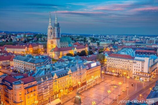 Ljubljana-Zagreb. Private transfer.Price per car