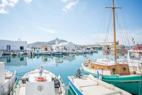 Full-Day Paros and Antiparos Islands French Tour by Bus