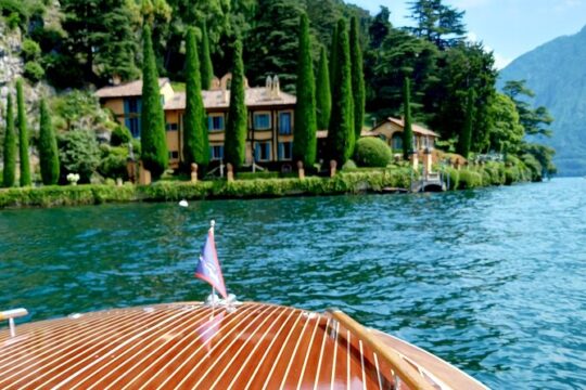 1 Hour Private Boat Tour on Lake Como