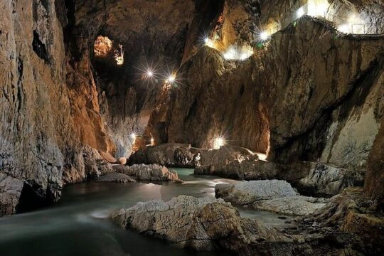 Shared group tour to UNESCO Skocjan caves from Koper
