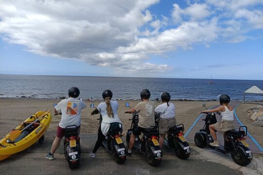 Rent e-Scooter 2 seat 6 hours : Maspalomas Mountains or Beaches