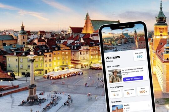 Warsaw Exploration Private Game and City Tour on your Phone