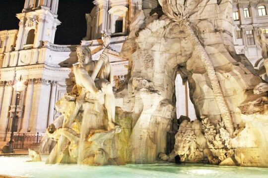 Kid-friendly Night Tour of Rome with Gelato and Pizza