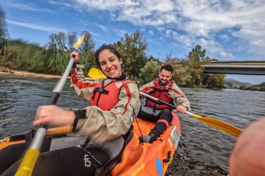 Canoeing on the Mondego River