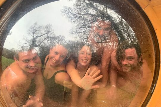Forest Wood Fired Sauna & Cold Water River Swim