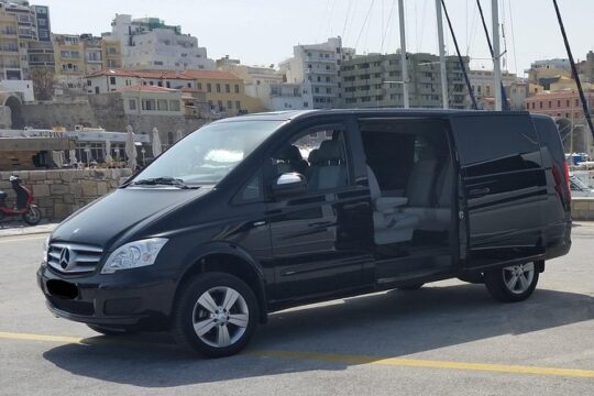 Transfer Heraklion Airport to Kolymvari area up to 7 customers