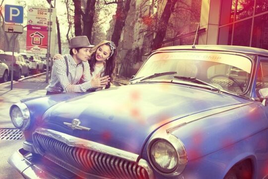 Tbilisi city tour in a retro car, best tour in Georgia