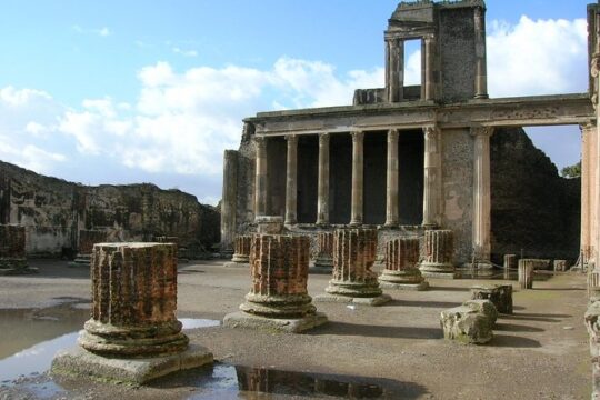 Pompeii and Vesuvius full day tour from Naples cruiseship and trains terminal