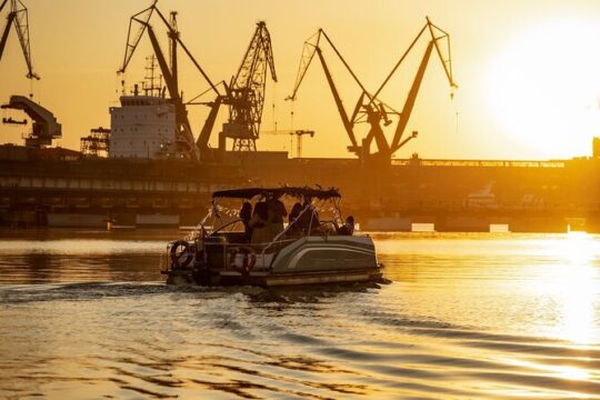 Magic Sunset Cruise to the Shipyard