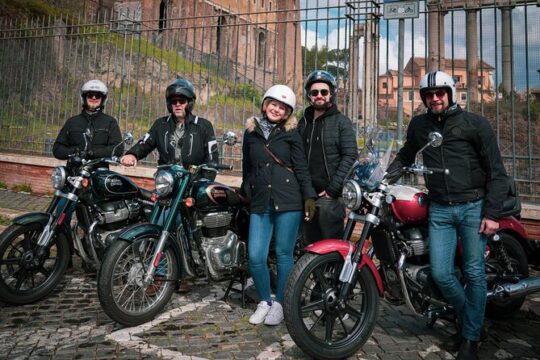 3 Hour Private Tour of Rome by Motorcycle