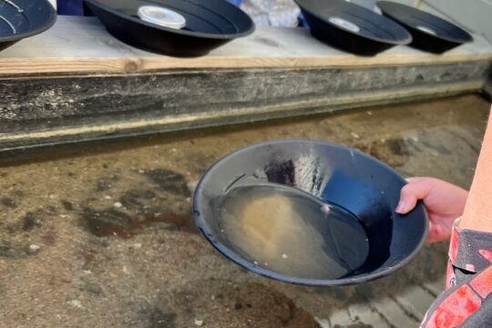 Gold Panning Adventure in Downtown Skagway Alaska