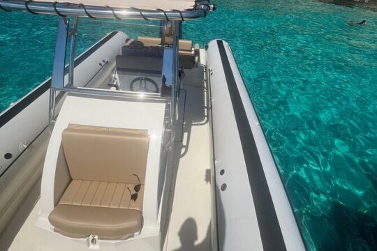 Trip by dinghy in the Maddalena Archipelago, Spargi and Budelli