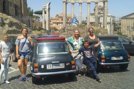 ArchaeoPark of Ancient Ostia in Mini Cooper Classic Cabrio
