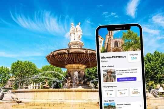 Aix-en-Provence Exploration Game and City Tour on your Phone