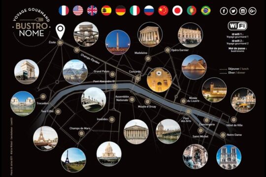 Paris Bustronome Gourmet Sightseeing Lunch on a Panoramic Bus
