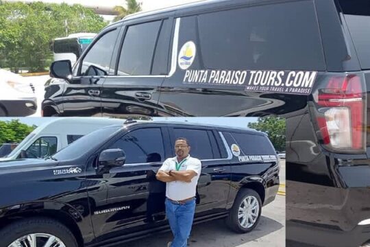 private transfer LUXURY SUBURBAN or CADILLAC round trip PUNTACANA