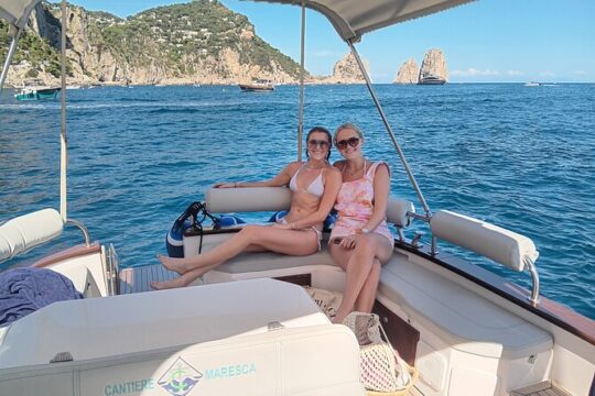 Full Day Private Boat Tour to Capri from Praiano