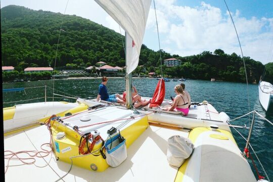 Two Hours of Sailing and Relaxation in the Bay of Saintes