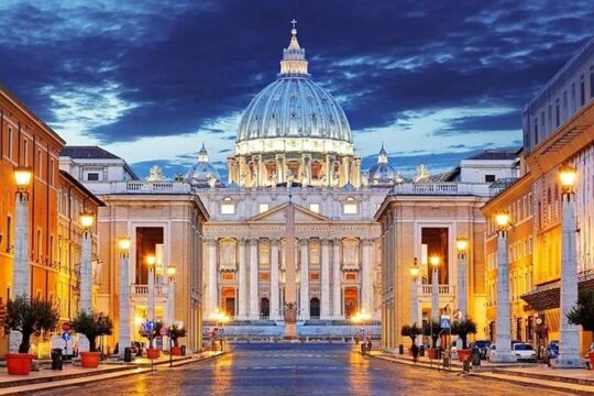 Transfer services from airports to rome for up to 4 persons