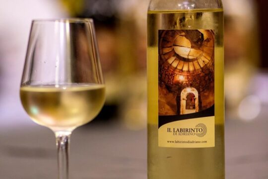 Aperitif in the famous underground caves of Orvieto