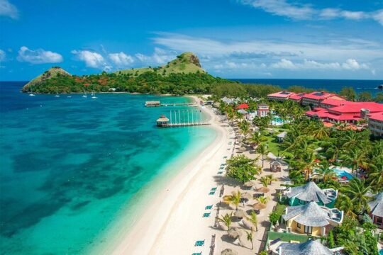 St Lucia Countryside Drive and Beach Tour