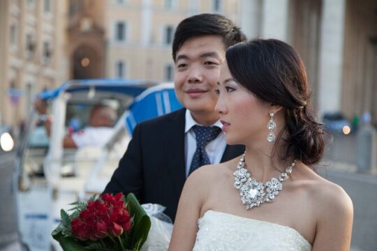 Valentine buggy tour in Rome