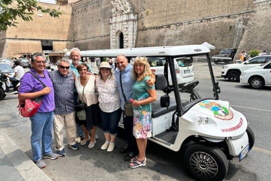Rome Private Golf Cart tour of Catacomb and Ancient Appian Way