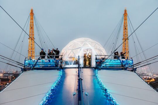 Up at The O2: Snow Globe Climb Experience with Guided Tour