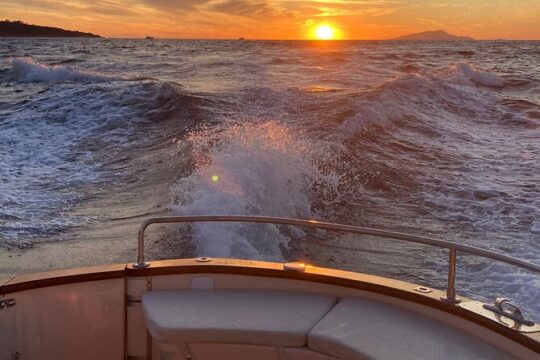 Private Sunset Boat Tour Sorrento on Classic "GOZZO"
