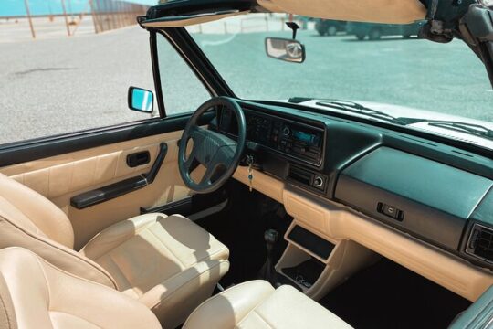Elafonisi: Driving to Elafonisi in a 1984 Golf Cabriolet