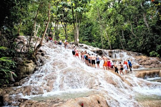 Dunn's River Falls and Ocho Rios Shopping Tour from Runaway Bay
