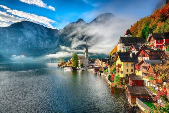 Vienna Hallstatt,Melk,Salzburg One Day Trip