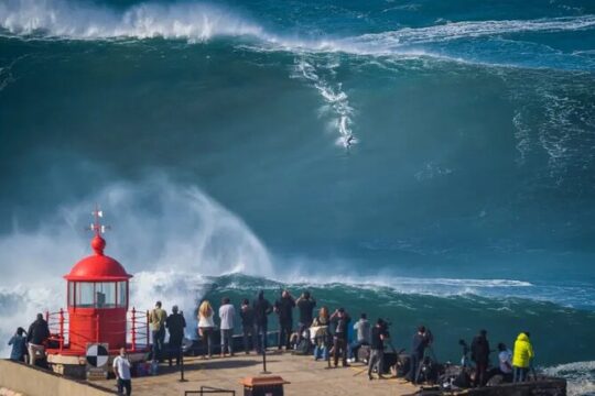 Nazare Waves, Obidos and Fatima Tour